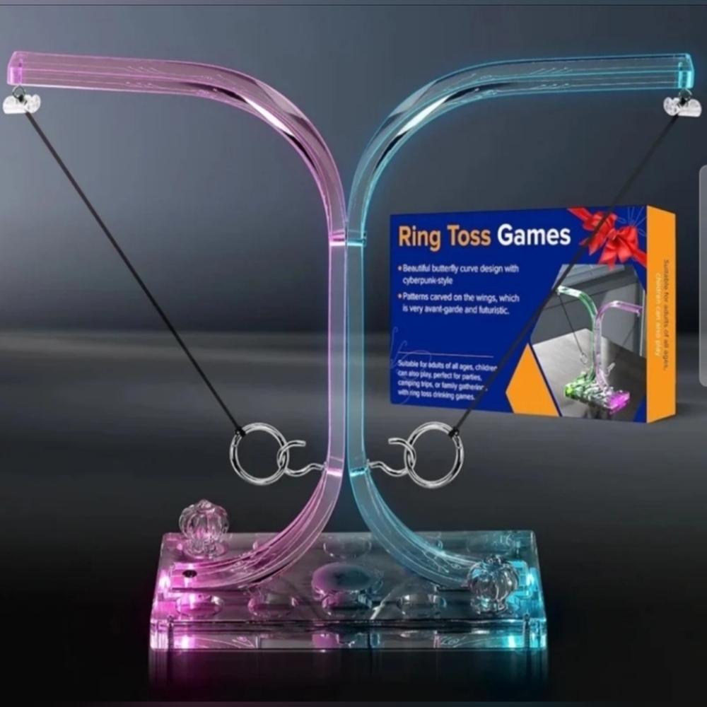 Hook and Ring Toss Battle Game Suitable for All Ages NEW
